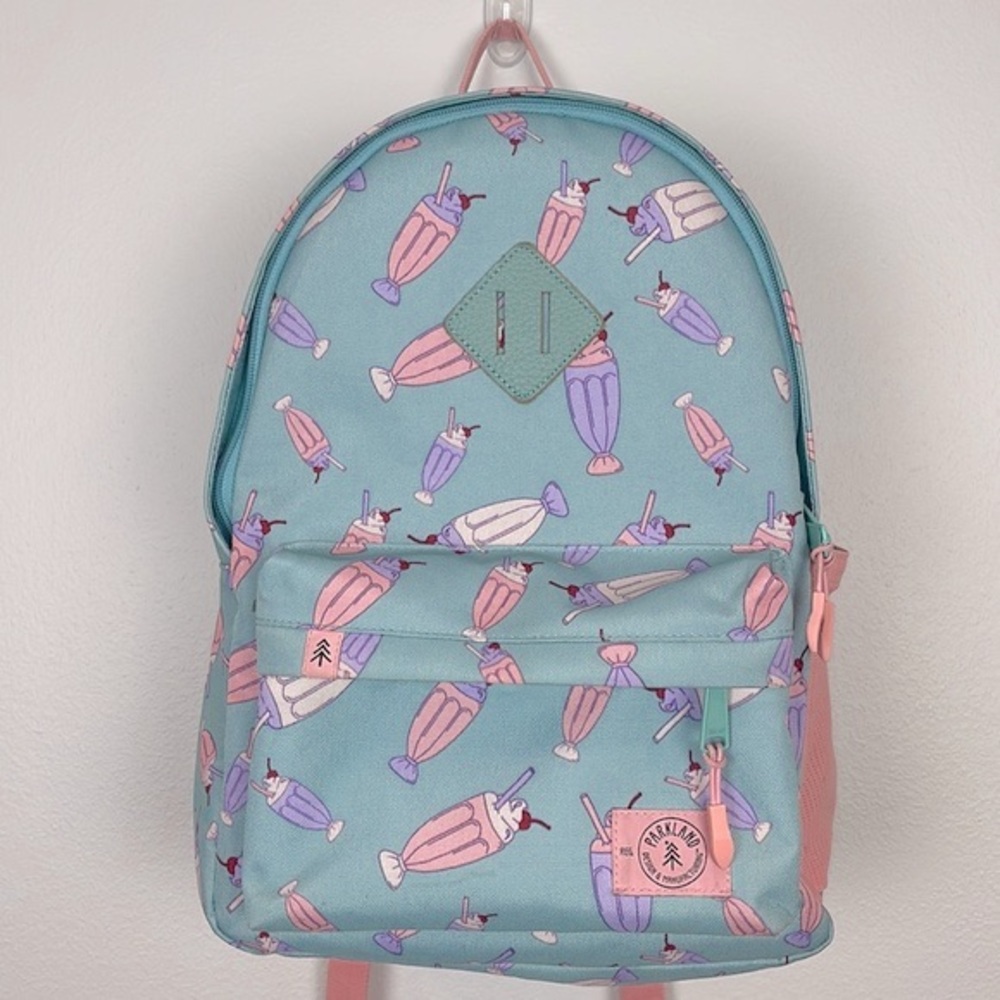 Parkland Girls Backpack | Ice Cream Sundae Design | Blue, Pink & Purple
